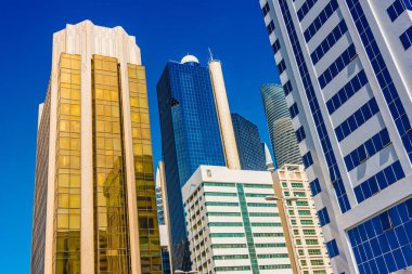 Abu Dhabi, Birleşik Arap Emirlikleri şehrin modern mimari