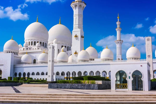 Mezquita Sheikh Zayed Abu Dhabi Emiratos Árabes Unidos — Foto de Stock