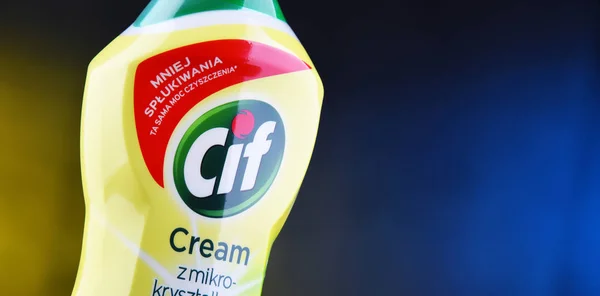 Envase de productos Cif de Unilever — Foto de Stock