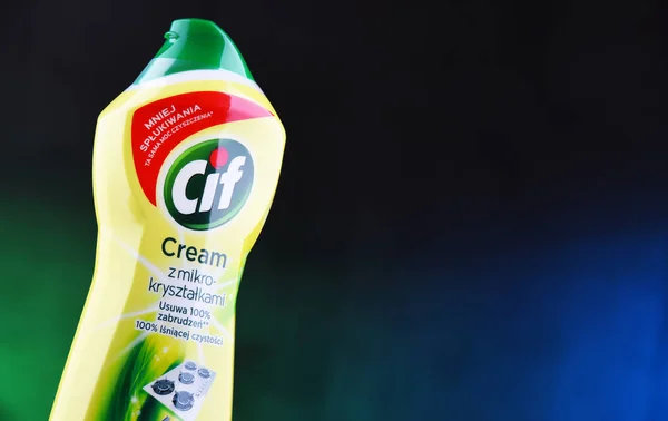 Контейнер продукции Cif от Unilever — стоковое фото