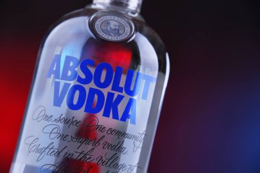 Şişe Absolut votka