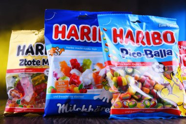 Haribo tarafından üretilen sakızlı şeker paketleri