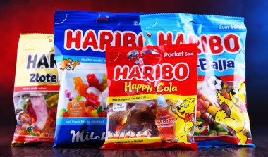 Haribo tarafından üretilen sakızlı şeker paketleri