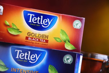 Tetley çay paketleri