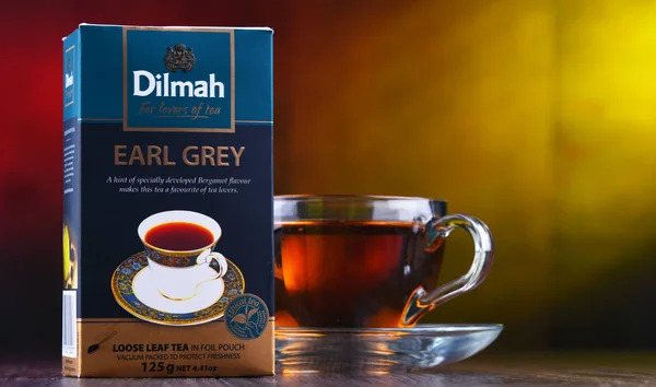 Dilmah お茶のパッケージ — ストック写真