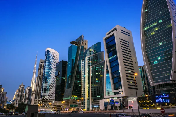 Architecture od Business Bay in Dubai, UAE — Stock Photo, Image