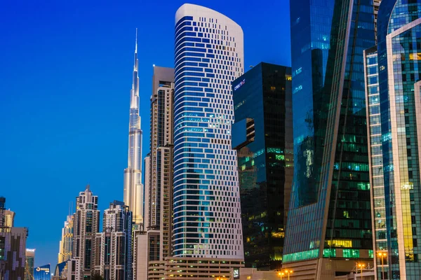 Architecture od Business Bay in Dubai, UAE — Stock Photo, Image