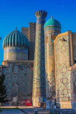 Registan, an old public square in Samarkand, Uzbekistan clipart
