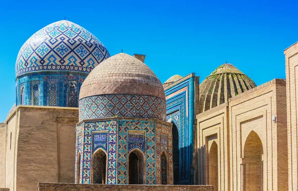 Shah-i-Zinda, en nekropol i Samarkand, Uzbekistan — Stockfoto