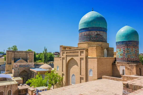 Shah-i-Zinda, egy Necropolis a Samarkand, Üzbegisztán — Stock Fotó