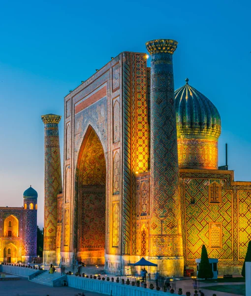 Registan, egy régi köztér, Samarkand, Üzbegisztán — Stock Fotó