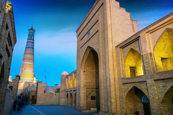 Historische architectuur van Khiva, Oezbekistan — Stockfoto