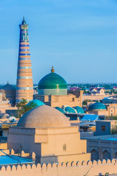 Historická architektura Khivy, Uzbekistán — Stock fotografie