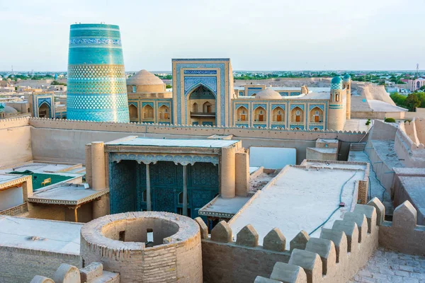 Khiva, Özbekistan 'ın tarihi mimarisi — Stok fotoğraf