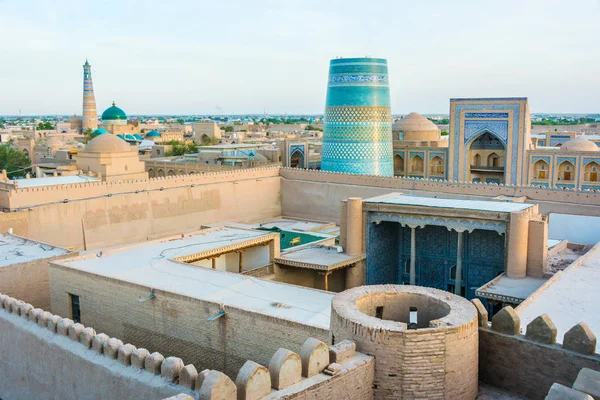 Arquitetura histórica de Khiva, Uzbequistão — Fotografia de Stock