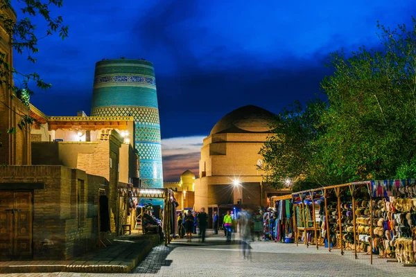 Historic architecture of Khiva, Uzbekistan — Stock Photo, Image