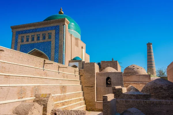 Historische architectuur van Khiva, Oezbekistan — Stockfoto