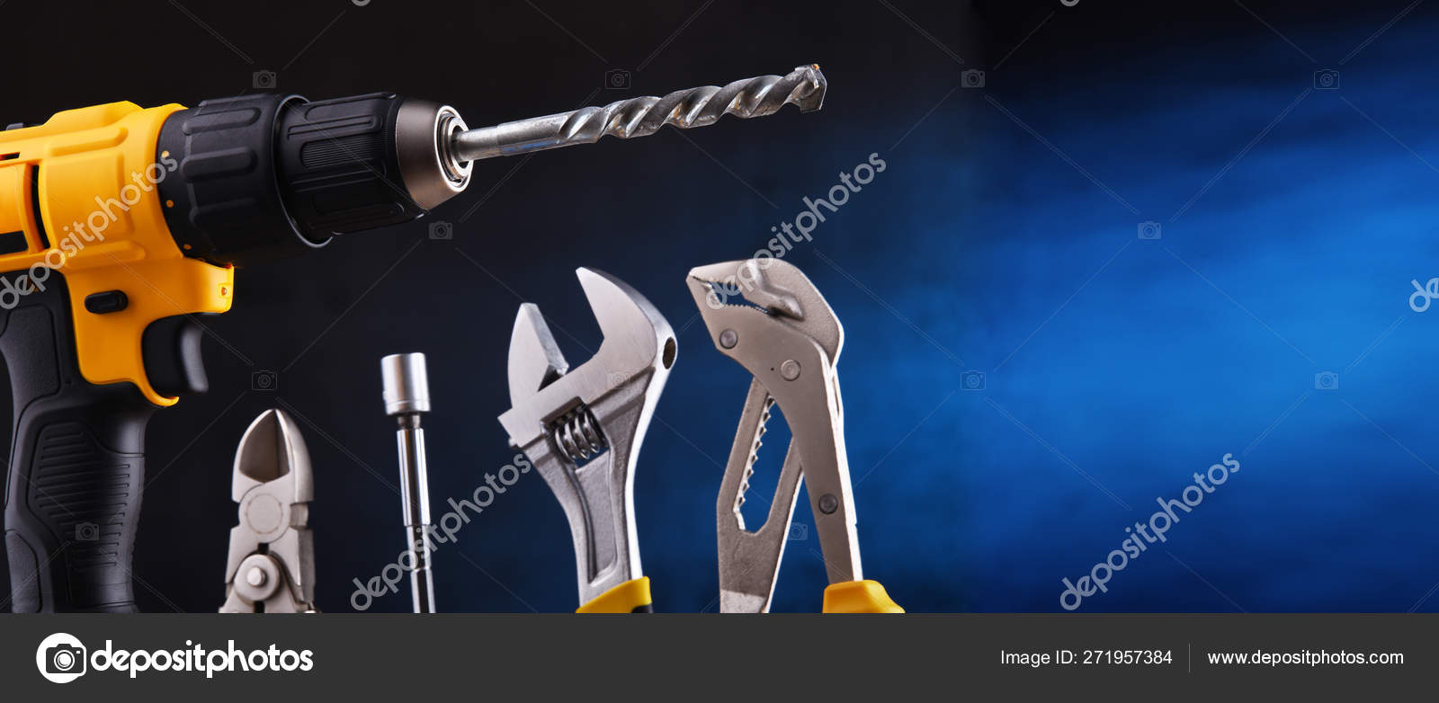 Different kinds of hardware tools Stock Photo by monticello 271957384