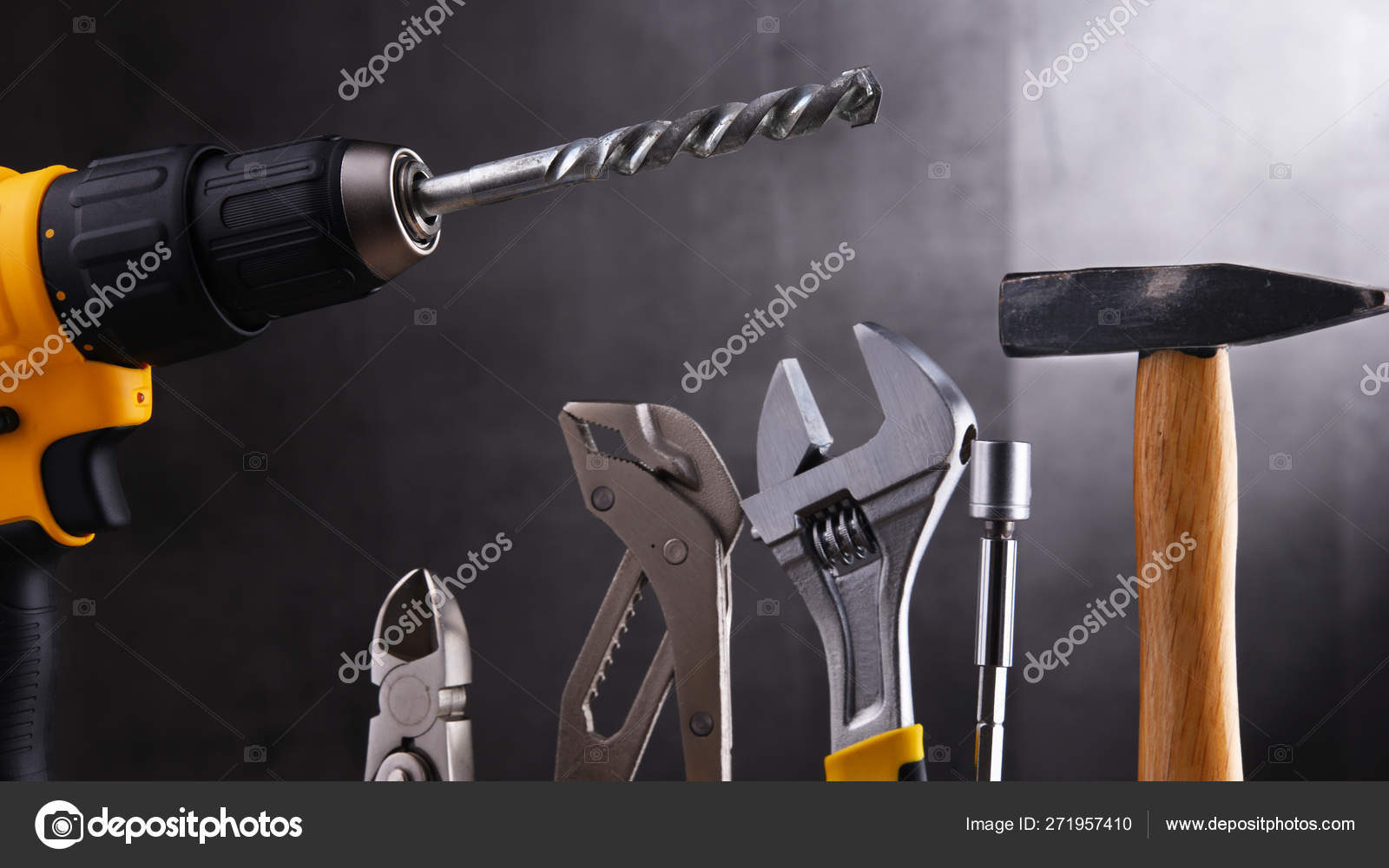 Different kinds of hardware tools Stock Photo by ©monticello 271957410
