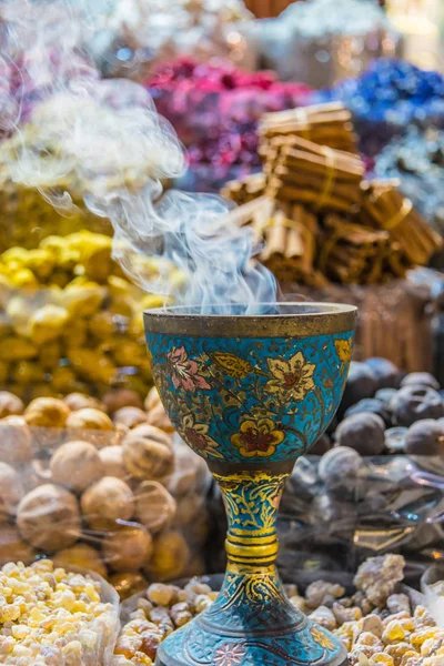 Spices and herbs on the arab street market stall — ストック写真