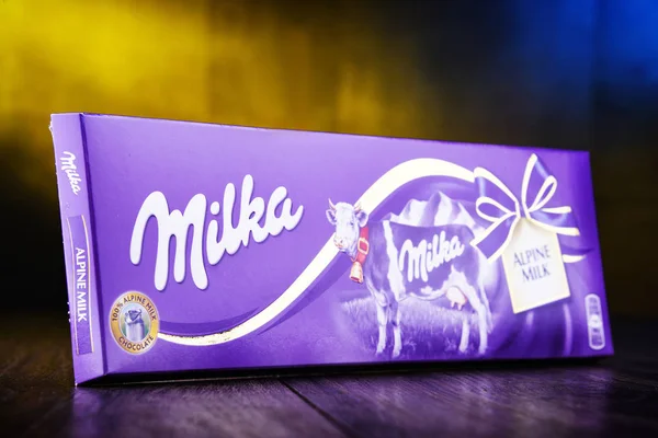 Cokelat Milka Terberbagai — Stok Foto