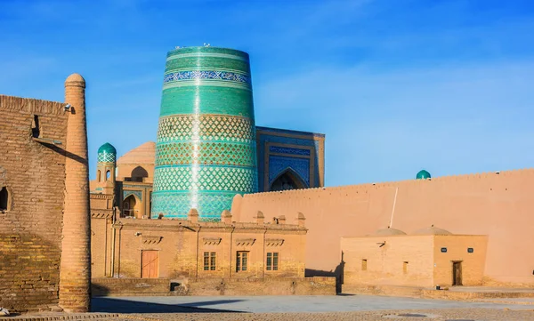 Historische architectuur van Khiva, Oezbekistan — Stockfoto