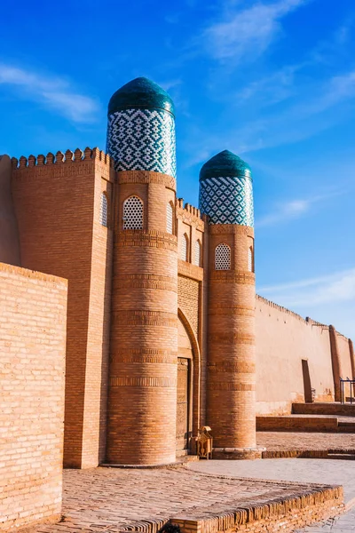 Historische architectuur van Khiva, Oezbekistan — Stockfoto