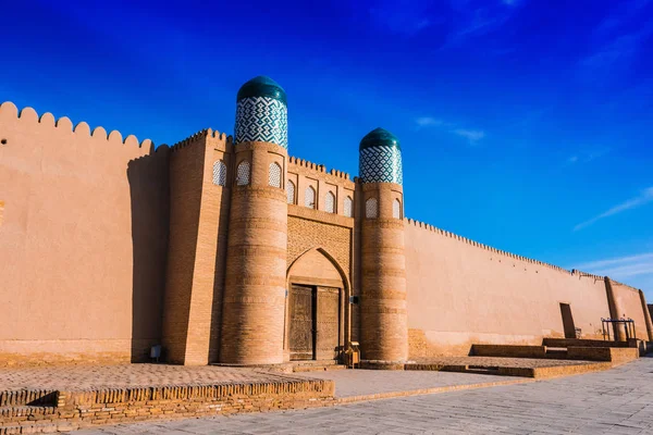 Historische architectuur van Khiva, Oezbekistan — Stockfoto