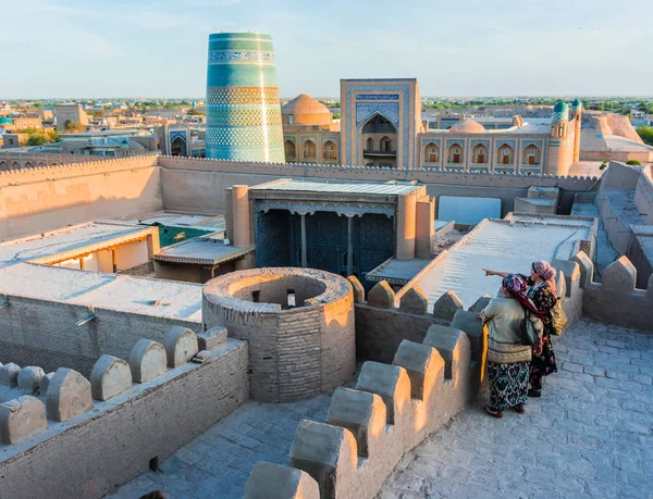 Arquitetura histórica de Khiva, Uzbequistão — Fotografia de Stock