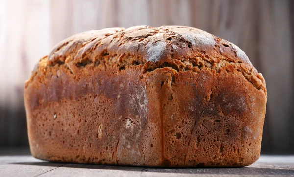 Large loaf of fresh organic bread — Stock Photo, Image