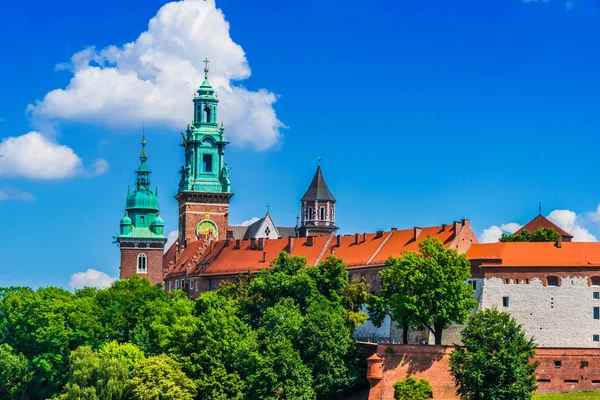 View of Wawel Castle in Krakow, Poland — Stock Photo, Image
