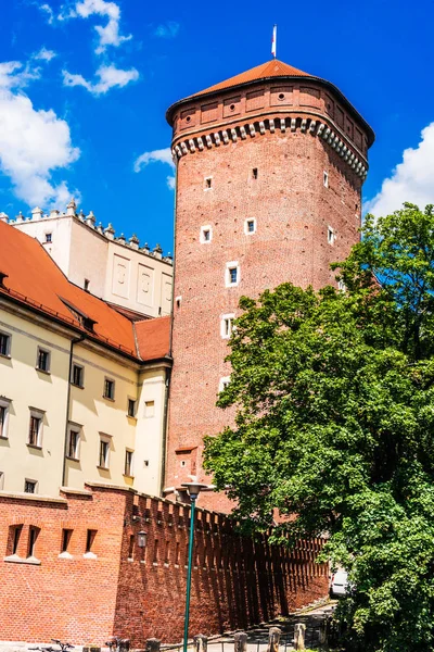 Architecture of Wawel Hill in Krakow, Poland — Stock Photo, Image