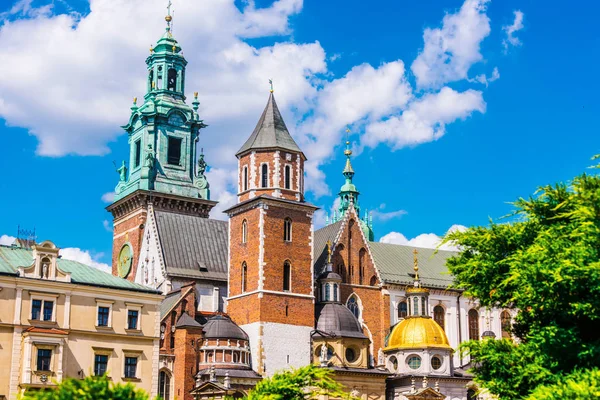 Катедра Святих на пагорбі Вавель у Кракові, Польща — стокове фото