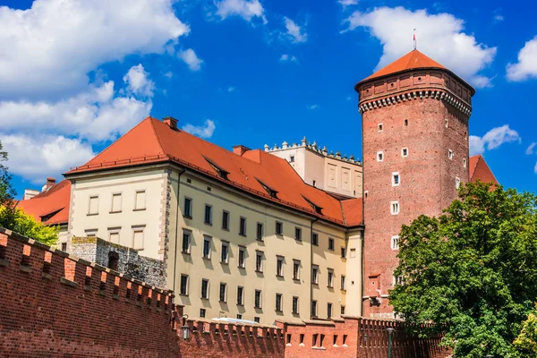 Architecture of Wawel Hill in Krakow, Poland — Stock Photo, Image