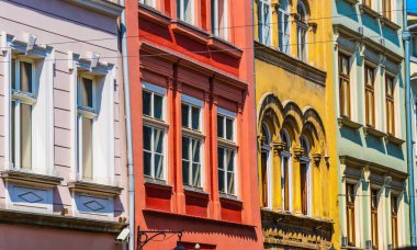 Krakow, Polonya'daki eski kentin tarihi mimarisi