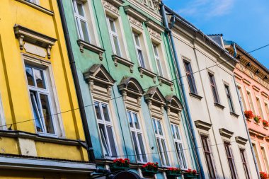 Krakow, Polonya'daki eski kentin tarihi mimarisi