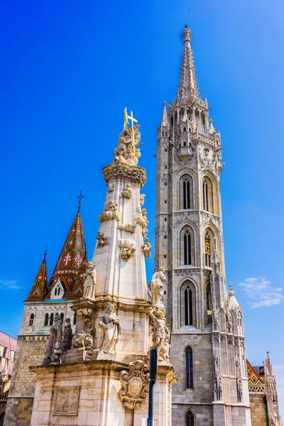 Mátyás-templom, a Várdombon, Budapest, Magyarország — Stock Fotó