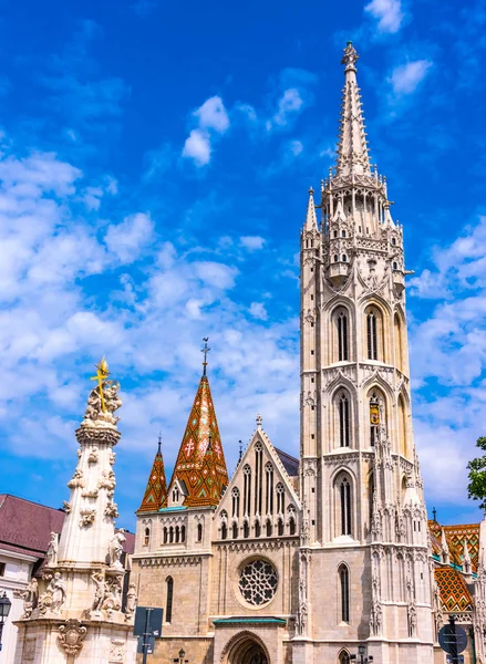 Mátyás-templom, a Várdombon, Budapest, Magyarország — Stock Fotó