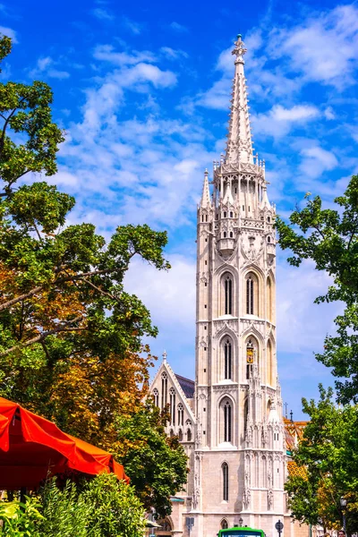 Matthias Church on the Castle hill in Budapest, Hungary — Stock Photo, Image