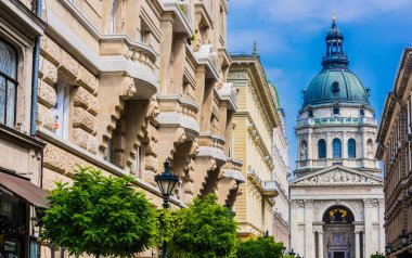 Budapeşte,Macaristan'da Zrinyi utca mimarisi