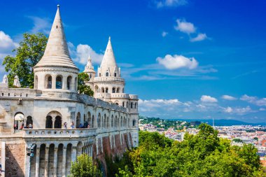 Fisherman's Kalesi kale tepe Budapeşte, Macaristan