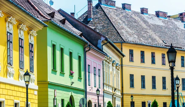 Historic architecture of Castle Hill in Budapest, Hungary — Stock Photo, Image