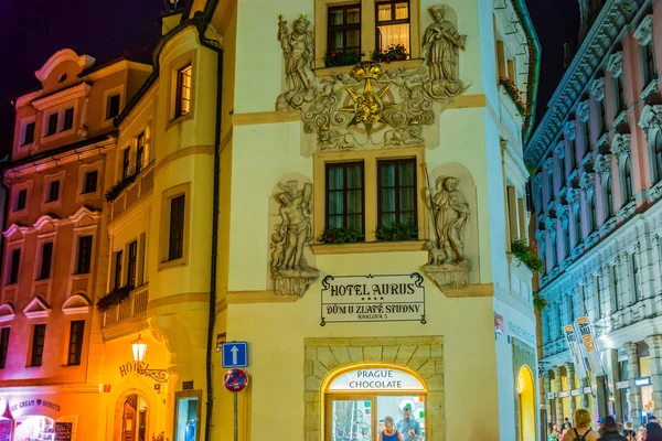 Historyczna architektura centrum Pragi, Czechy — Zdjęcie stockowe