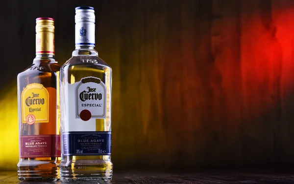 Üveg tequilát Jose Cuervo — Stock Fotó