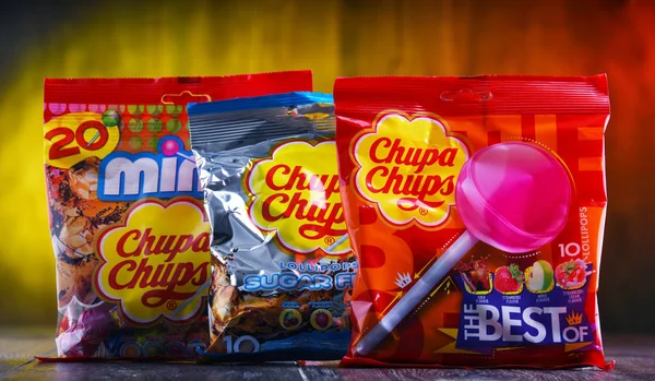 Packages of Chupa Chups confectionery — Stock Photo, Image