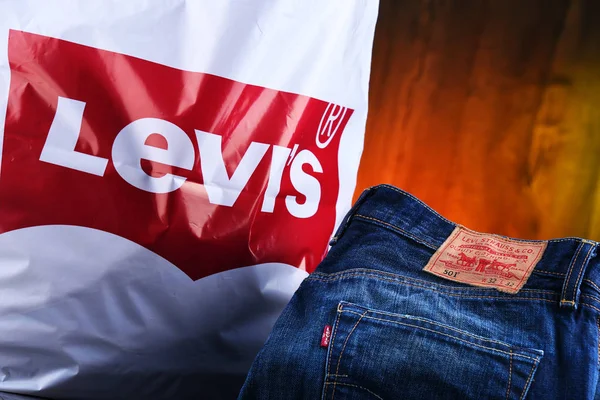 Oryginalna torba Levi's Shoping — Zdjęcie stockowe