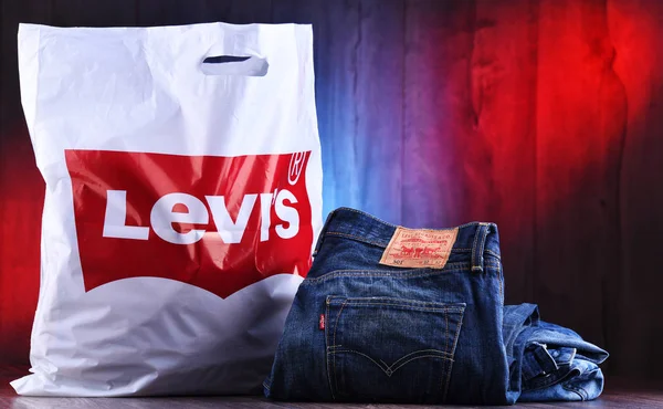 Originele levi's winkel Bag — Stockfoto