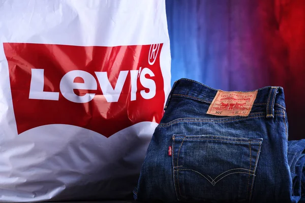 Orijinal Levi's hoping çanta — Stok fotoğraf