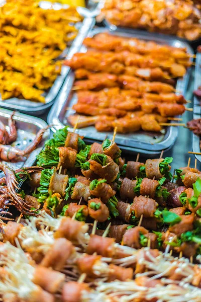 Hagyományos vietnami street food értékesített Sapa, Vietnam — Stock Fotó