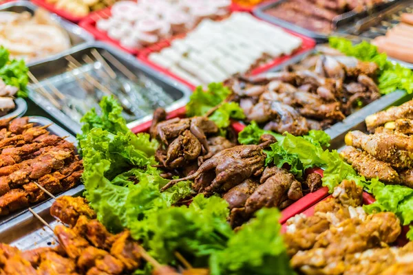 Hagyományos vietnami street food értékesített Sapa, Vietnam — Stock Fotó